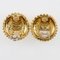 Orecchini Coco Mark vintage placcati in oro di Chanel, Francia, set di 2, Immagine 4