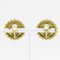 Vintage Coco Mark Earrings in Gold Plate from Chanel, France, Set of 2 4