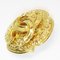 Brooch Here Mark Metal Gold Ladies from Chanel 5