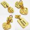 Chanel Metal Gold Earrings For Women, Set of 2, Image 4