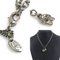 Necklace Coco Mark Mademoiselle Metal/Resin/Rhinestone Silver/Black Womens from Chanel 5