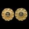 Chanel Chain Coco Mark Earrings Gold Plated Women's, Set of 2, Image 1
