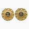 Chanel Chain Coco Mark Earrings Gold Plated Women's, Set of 2, Image 1