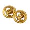 Coco Mark Earrings in Gold from Chanel, Set of 2 1