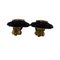 93a Coco Mark Matelasse Round Earrings Black Ladies from Chanel, Set of 2 3