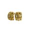 96p Engraved Coco Mark Metal Earrings for Women 19231 from Chanel, Set of 2 1