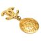 Brooch Coco Mark Metal Gold Womens from Chanel 1