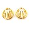 Boucles d'Oreilles Here Mark Metal Gold Ladies de Chanel, Set de 2 4