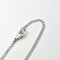 Collar con colgante Here Mark Cc plata perforada A27967 de Chanel, Imagen 4