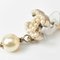 Chanel Earrings Cc Motif Here Mark Swing Pearl Gold White, Set of 2 3