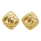 Coco Mark Diamond Earrings Gold Plated from Chanel, Set of 2 1