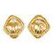Coco Mark Diamond Earrings Gold Plated from Chanel, Set of 2 2