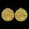 Chanel Coco Mark Earrings Gold Vintage Ladies Gp Plated 95A Accessories Accessories Coco, Set of 2 1