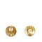 Coco Mark Earrings Gold Plated Ladies from Chanel, Set of 2 2