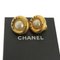 Vintage Coco Mark Earrings in Fake Pearl from Chanel, 1993, Set of 2 6