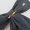 Ribbon Denim Blue Ladies Brooch from Chanel 5