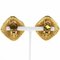 Vitnage Here Mark Earrings 94A in Gold Plated from Chanel, Set of 2 3