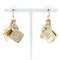Earrings Here Mark Swing in Gold Plate from Chanel, Set of 2 2