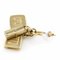 Earrings Here Mark Swing in Gold Plate from Chanel, Set of 2 5