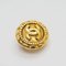 Chanel Round Coco Mark Earrings Gold Medium Size, Set of 2 5