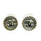 Earrings Here Mark Round A21s Gold from Chanel, Set of 2 1