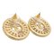 Coco Round Ladies Earrings from Chanel, Set of 2 2