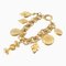 CHANEL Mademoiselle Chain Bracelet Gold Vintage Accessories 1