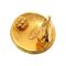 Orecchini Chanel Cocomark 04A in metallo dorato, set di 2, Immagine 5