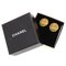 Chanel Cocomark 04A Metal Gold Earrings, Set of 2, Image 2