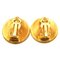 Orecchini Chanel Cocomark 04A in metallo dorato, set di 2, Immagine 3