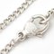 CHANEL Necklace Pendant Coco Mark CC Double-Sided Rhinestone Black Silver 5