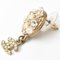 Chanel Earrings Circle Pearl Motif Rhinestone Gold, Set of 2, Image 5