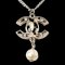 Necklace with Pendant and Rhinestone from Chanel 1