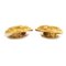 Chanel Earrings Here Mark Metal Gold Ladies, Set of 2 3