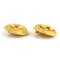 Chanel Earrings Here Mark Metal Gold Ladies, Set of 2 4