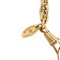 CHANEL Cocomark Diamond Necklace Gold Plated Ladies 4