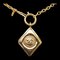 CHANEL Cocomark Diamond Necklace Gold Plated Ladies 1