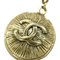 Chanel Earrings Gold Coco Mark Gp Swing Coin Women's Circle, Set of 2 5
