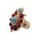 Colored Stone A14 Coco Mark Ring in Gold from Chanel 6
