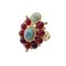 Colored Stone A14 Coco Mark Ring in Gold from Chanel 3