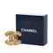 CHANEL Cocomark matelasse brooch gold plated ladies 7
