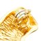 CHANEL Cocomark matelasse brooch gold plated ladies 5
