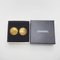Round Coco Earrings in Gold from Chanel, Set of 2 10