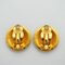Round Coco Earrings in Gold from Chanel, Set of 2 3