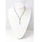 Collier pendentif accessoires CHANEL ici marque CC Tour Eiffel motif perle blanc 3