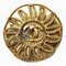 CHANEL Cocomark Sun Motif Brooch Gold Plated Ladies 1