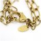 Double Chain Necklace Gold Color Coco Mark Rhinestone Costume Pearl 05P from Chanel 4