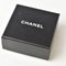CHANEL necklace pendant here mark CC studs black silver, Image 6