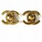 Coco Mark Turnlock Earrings from Chanel, Set of 2 1