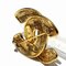 CHANEL Cocomark Matelasse Brooch Gold Color Women's Accessories 5